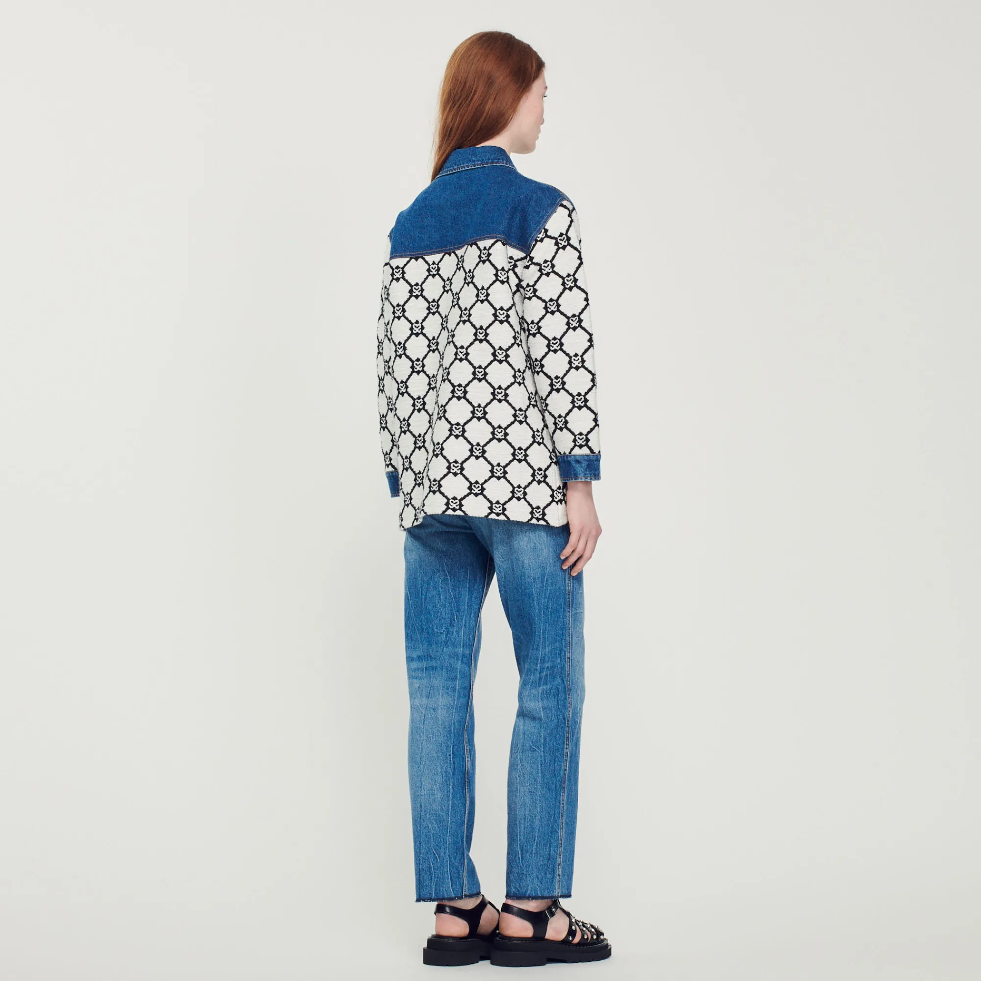 Cardigan-Cappotto In Maglia E Denim>Sandro Paris Best