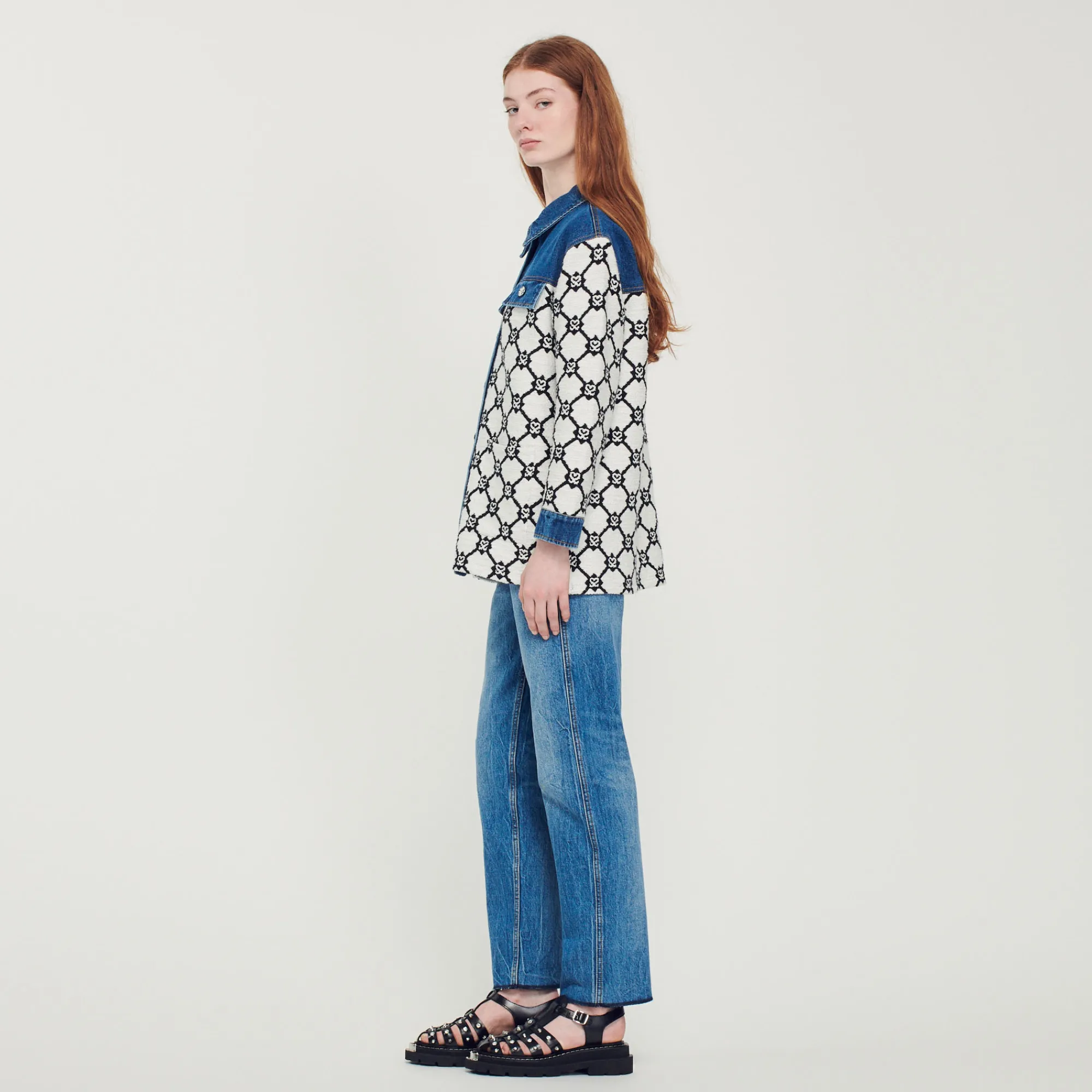 Cardigan-Cappotto In Maglia E Denim>Sandro Paris Best