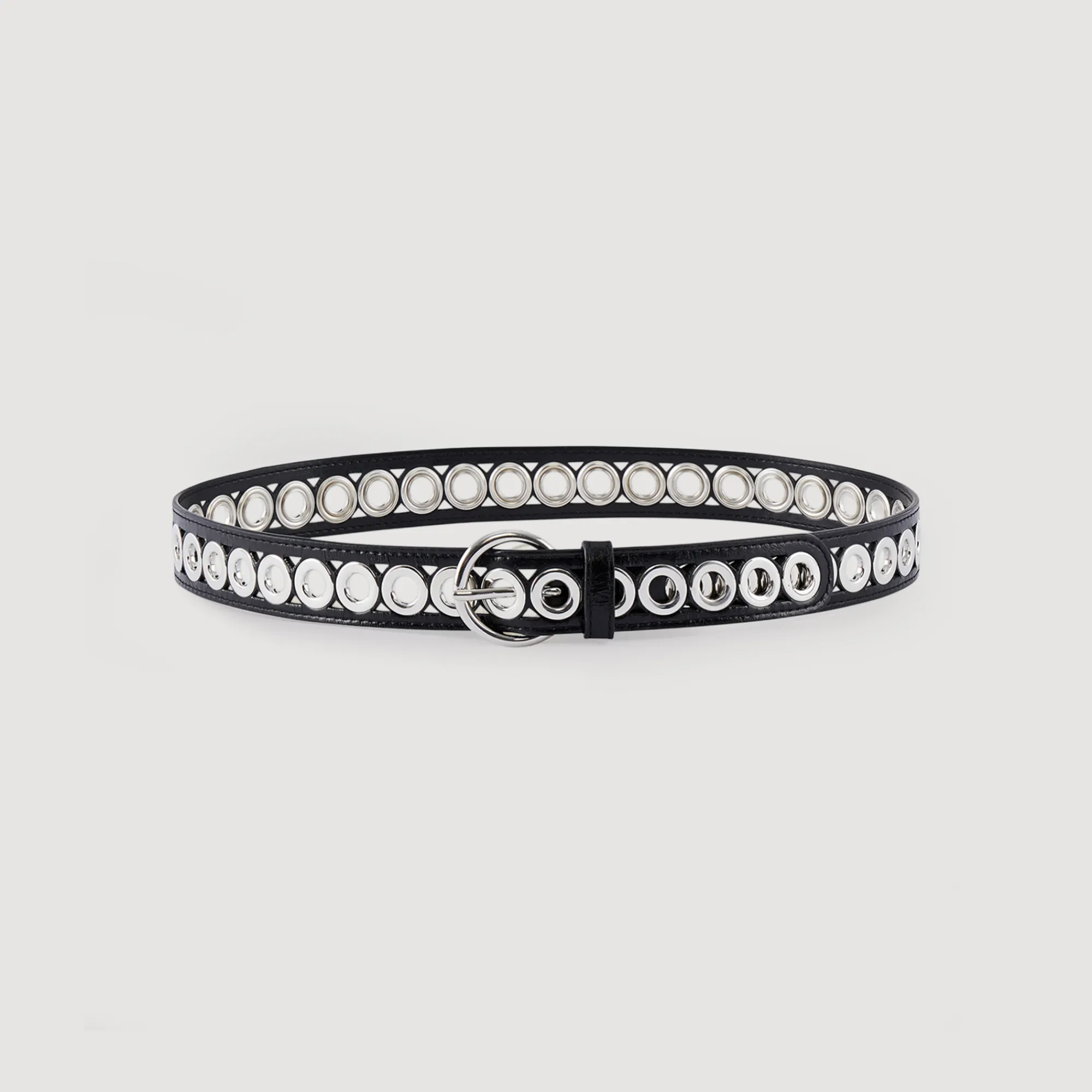 Cintura Con Fibbia Tonda E Occhielli>Sandro Paris Shop