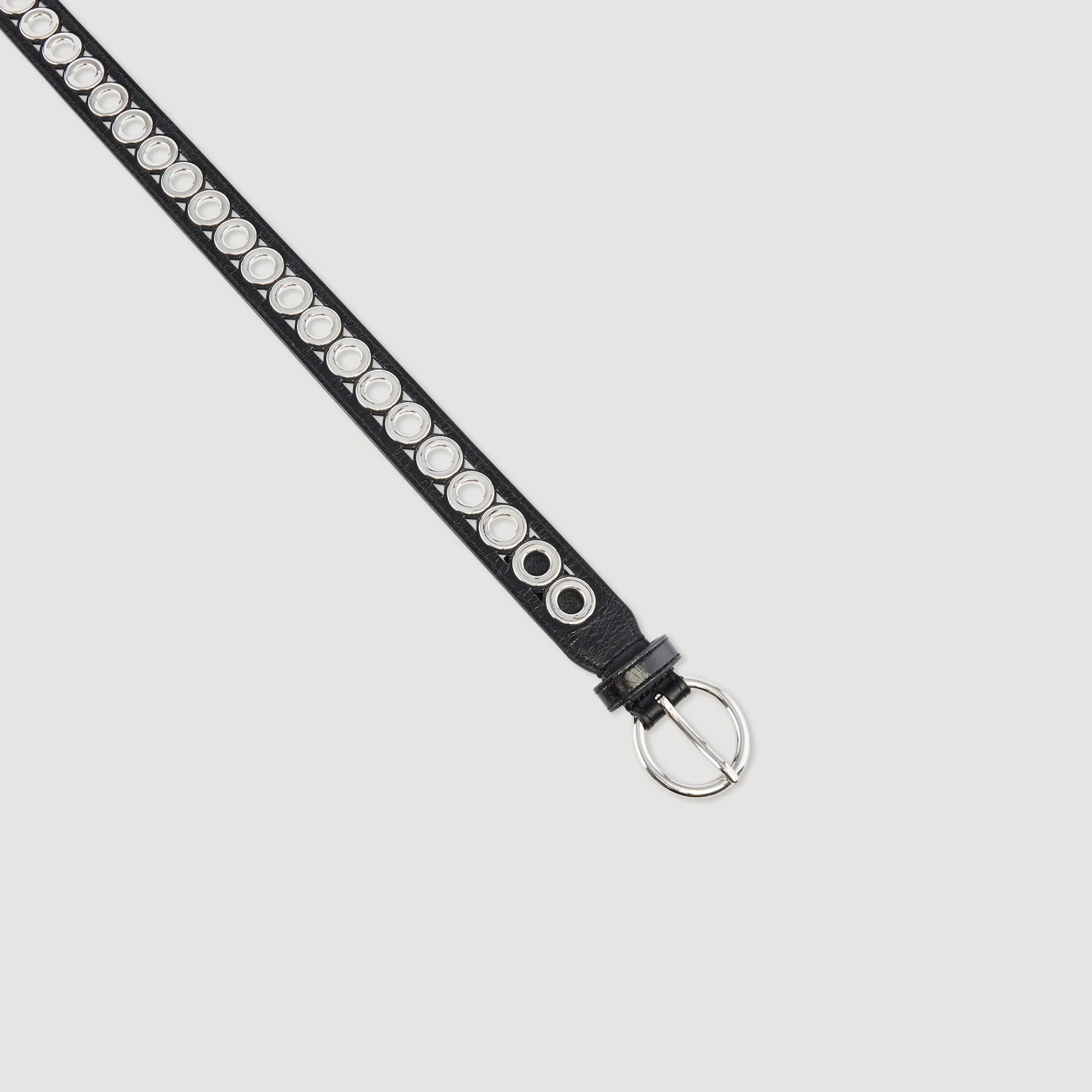 Cintura Con Fibbia Tonda E Occhielli>Sandro Paris Shop