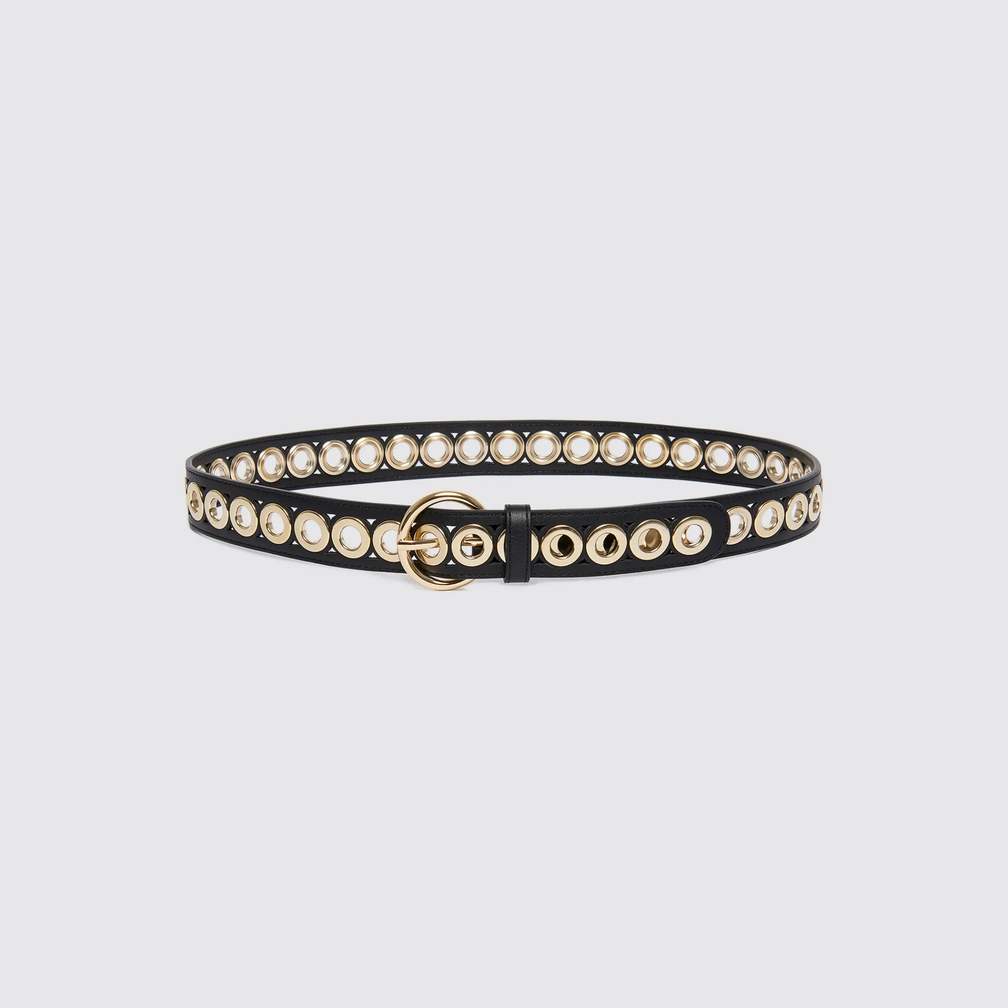 Cintura Con Fibbia Tonda E Occhielli>Sandro Paris Store