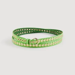 Cintura Doppia In Pelle Con Occhielli>Sandro Paris Store