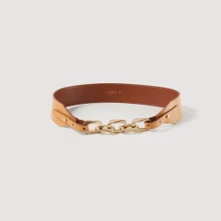 Cintura In Pelle Con Catena>Sandro Paris Shop
