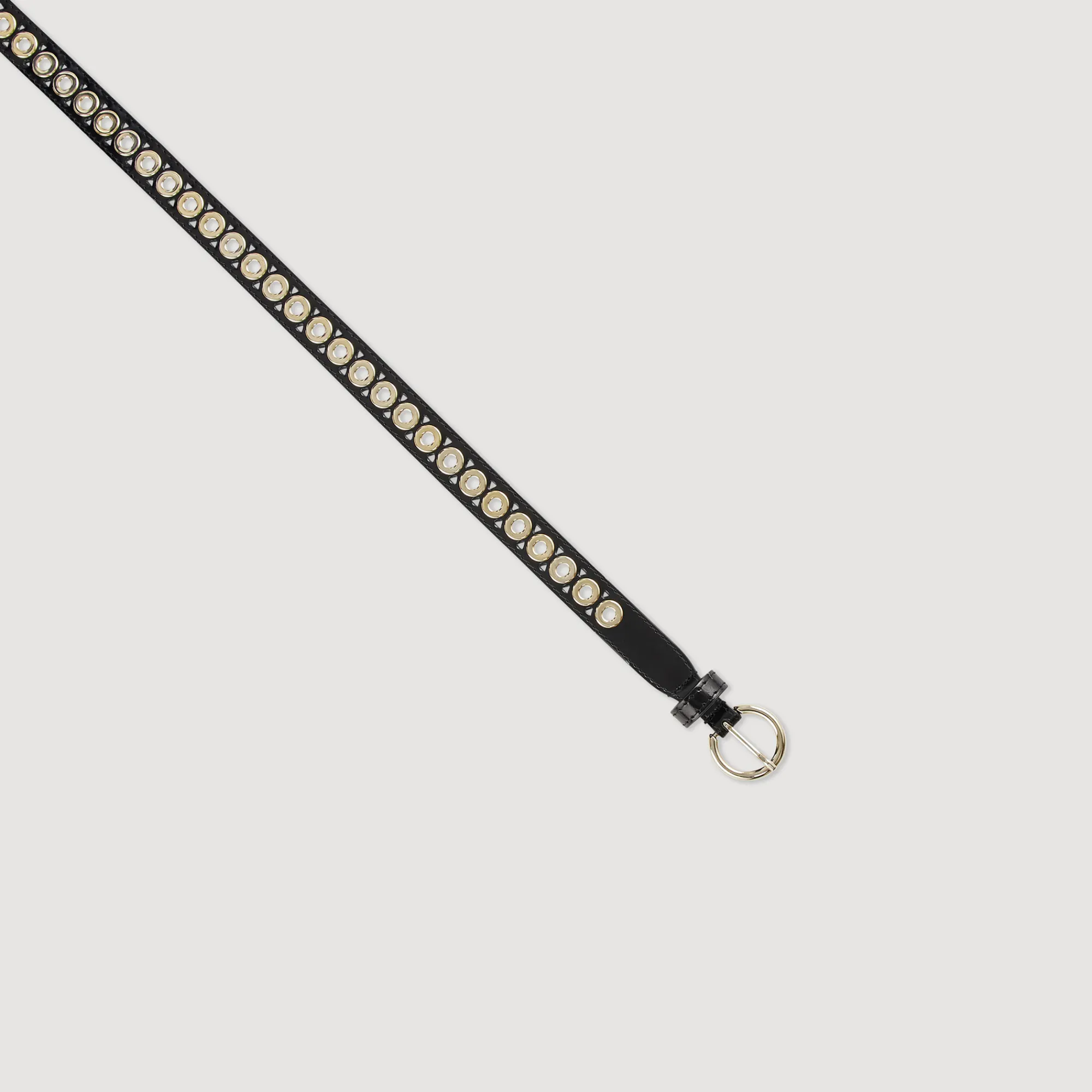 Cintura In Pelle Con Occhielli>Sandro Paris Flash Sale