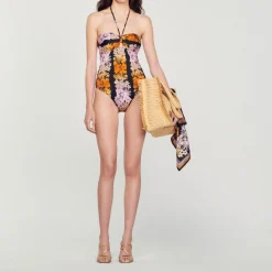 Costume Da Bagno Intero Stampa Hawaiana>Sandro Paris Discount