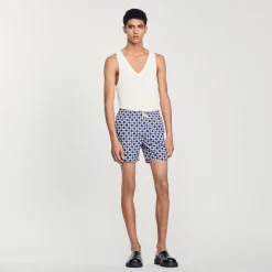 Costume Da Bagno Square Cross>Sandro Paris Online