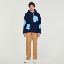 Felpa Con Cappuccio Con Motivo Floreale>Sandro Paris Flash Sale