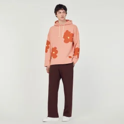Felpa Con Cappuccio Con Motivo Floreale>Sandro Paris Best