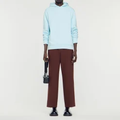 Felpa Con Cappuccio E Logo In Gomma>Sandro Paris Best Sale