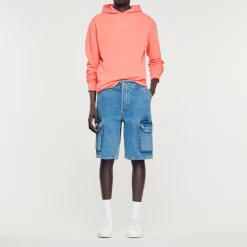 Felpa Con Cappuccio E Logo In Gomma>Sandro Paris Online