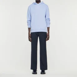 Felpa Con Cappuccio E Logo In Gomma>Sandro Paris Discount