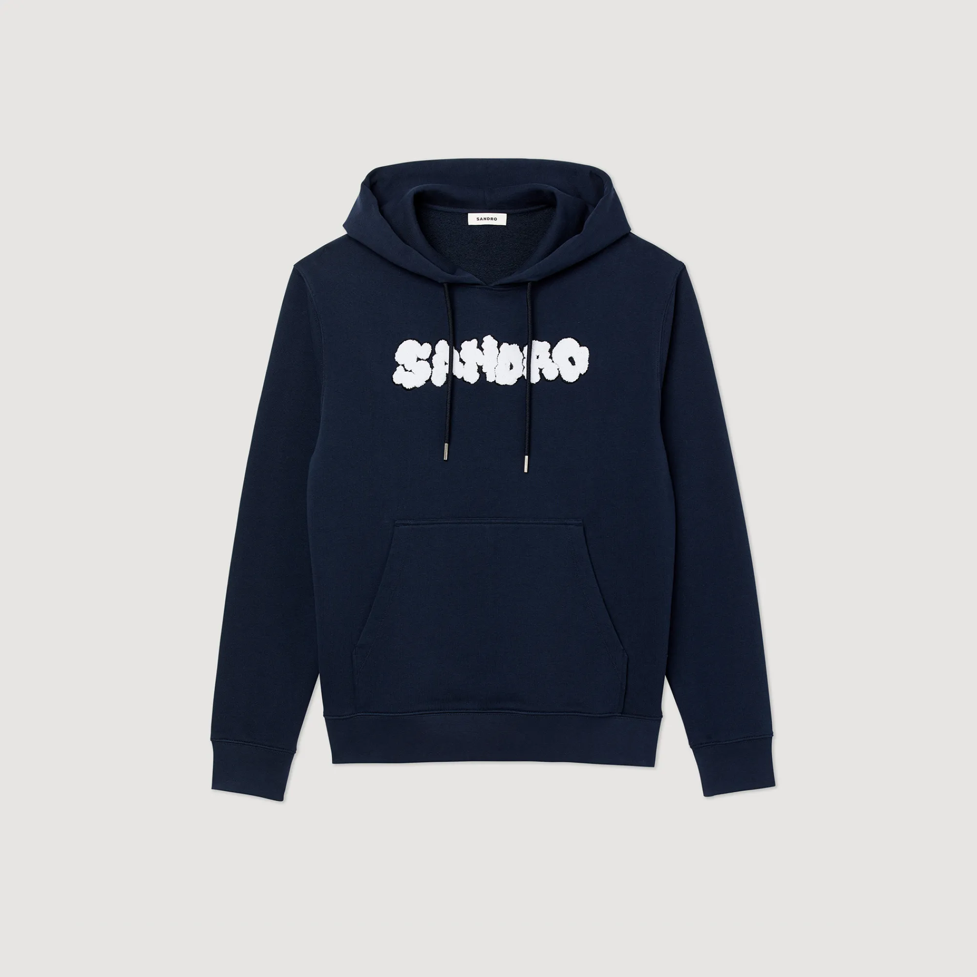 Felpa Con Cappuccio E Ricamo Sandro>Sandro Paris Cheap