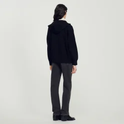 Felpa Con Zip Oversize><noscript><img width=