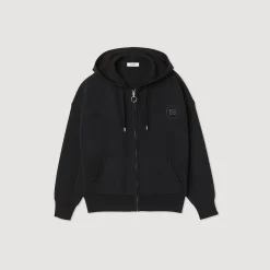 Felpa Con Zip Oversize><noscript><img width=