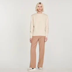Felpa In Tessuto Ricamato>Sandro Paris Cheap