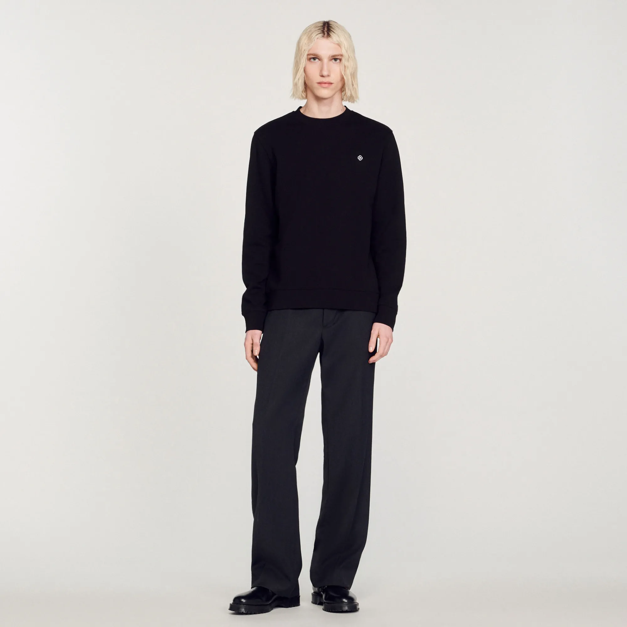 Felpa Square Cross>Sandro Paris Hot