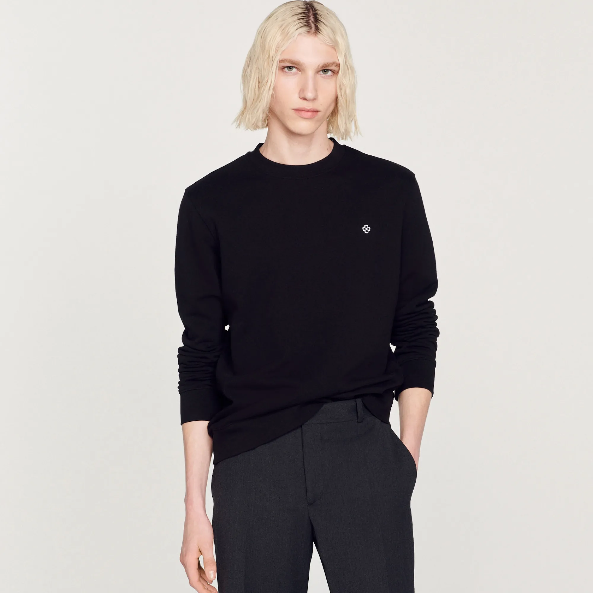 Felpa Square Cross>Sandro Paris Hot