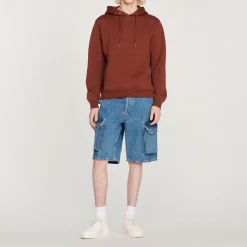 Felpa Uomo Ricamata In Cotone Biologico>Sandro Paris Fashion