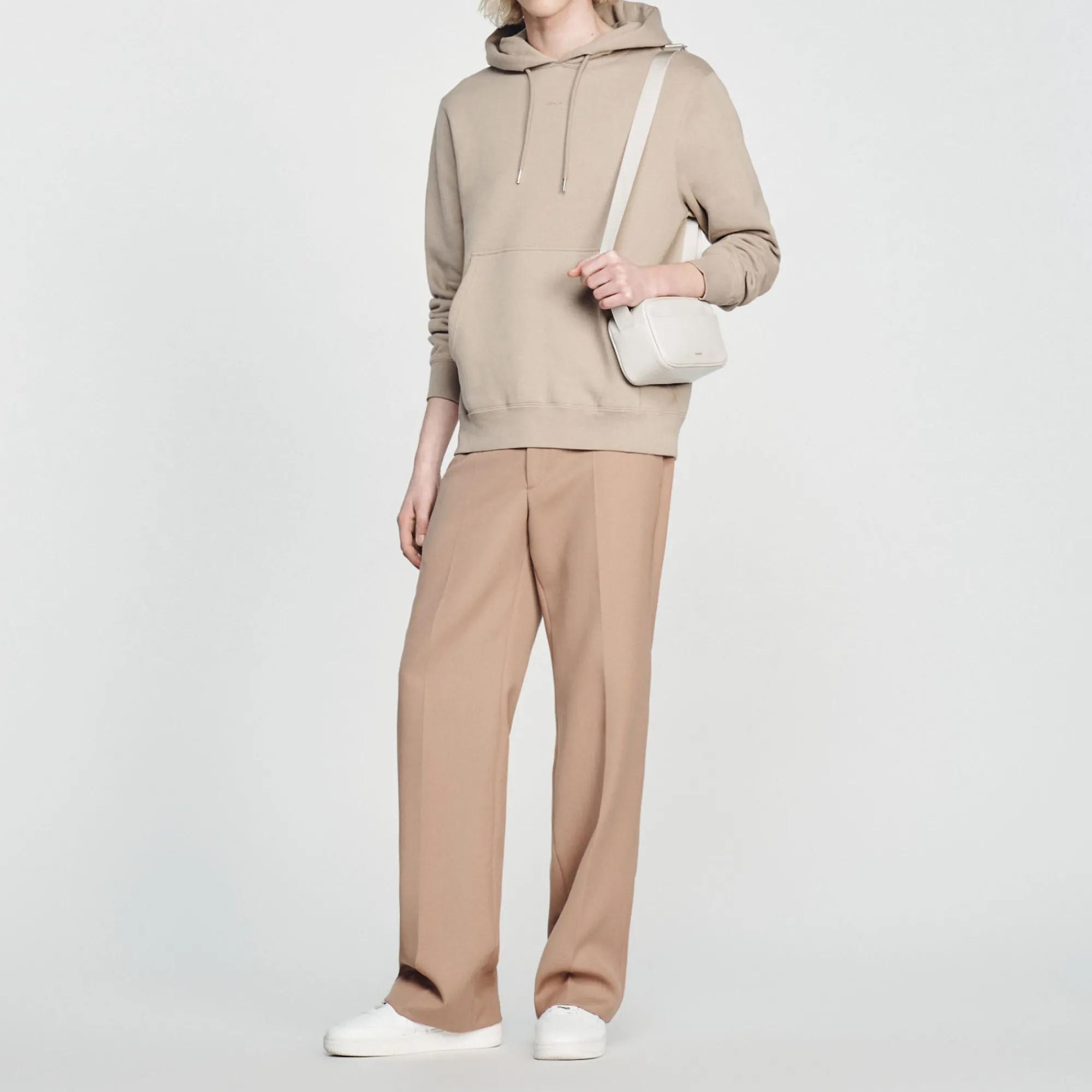 Felpa Uomo Ricamata In Cotone Biologico>Sandro Paris Store