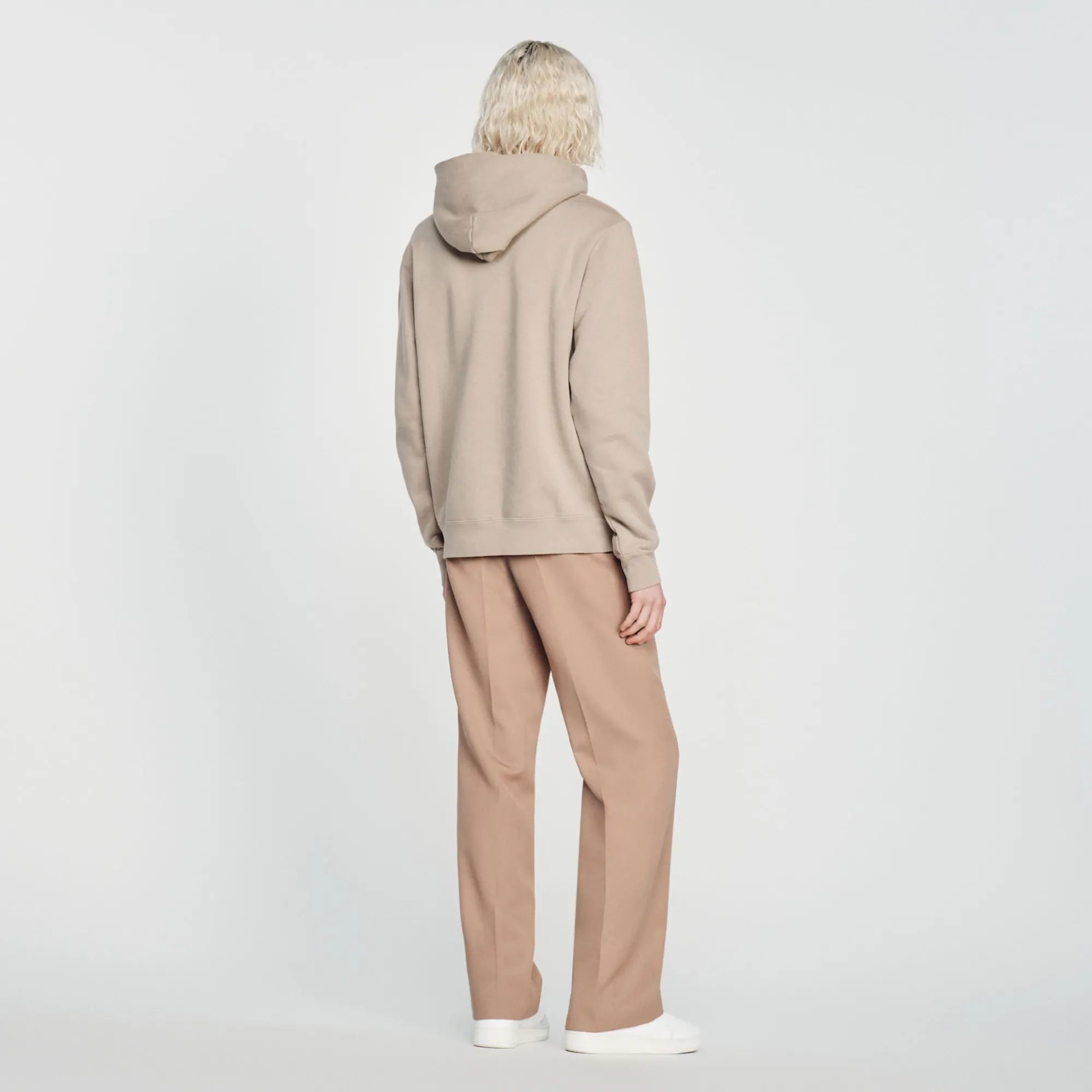 Felpa Uomo Ricamata In Cotone Biologico>Sandro Paris Store