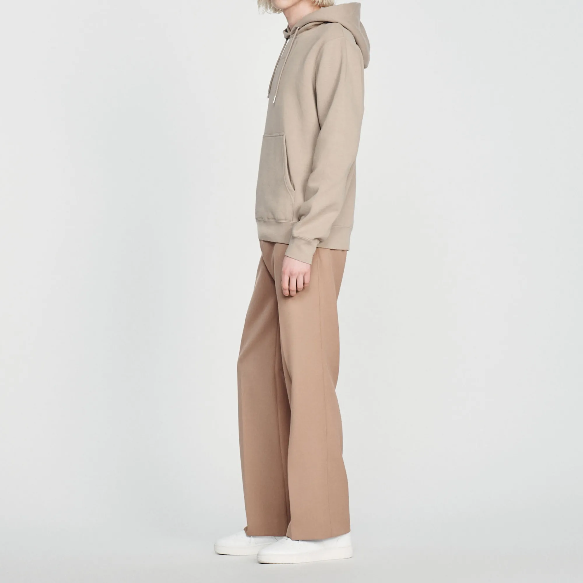 Felpa Uomo Ricamata In Cotone Biologico>Sandro Paris Store
