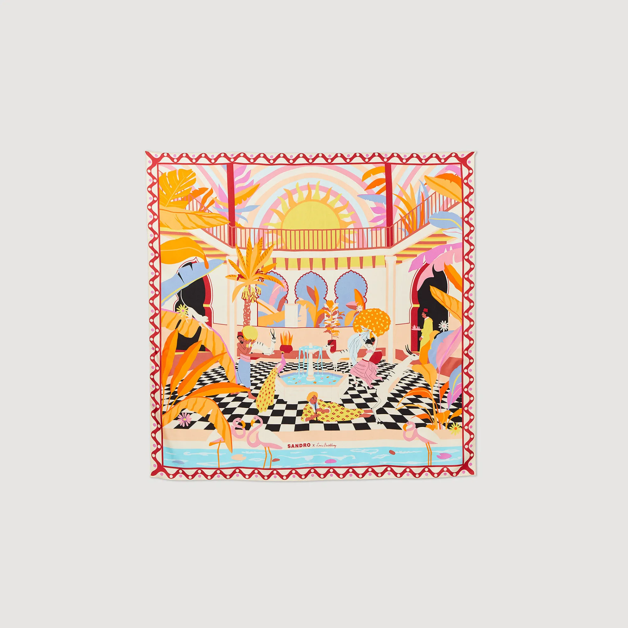 Foulard In Seta>Sandro Paris Best Sale