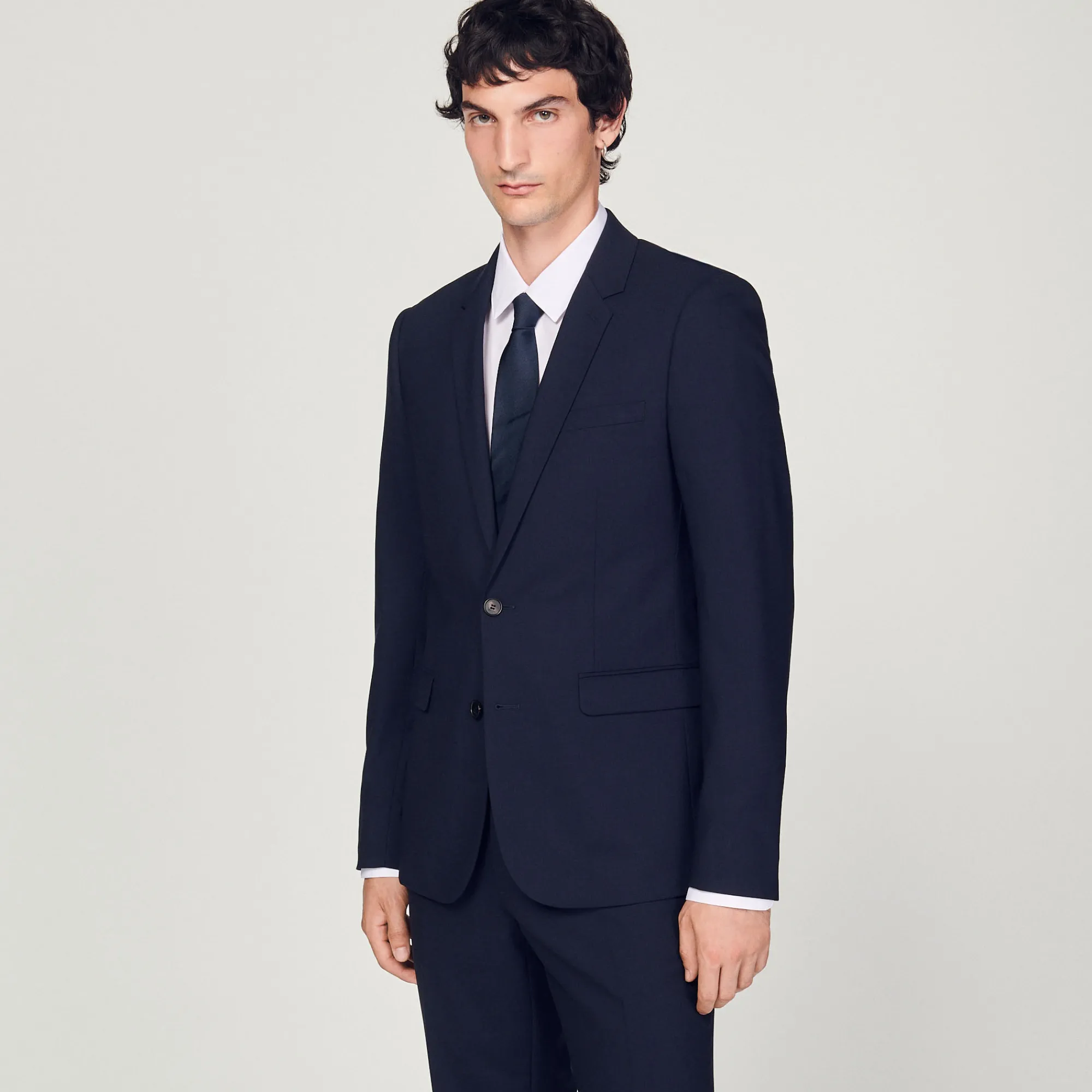 Giacca Da Completo Classica In Lana>Sandro Paris Discount
