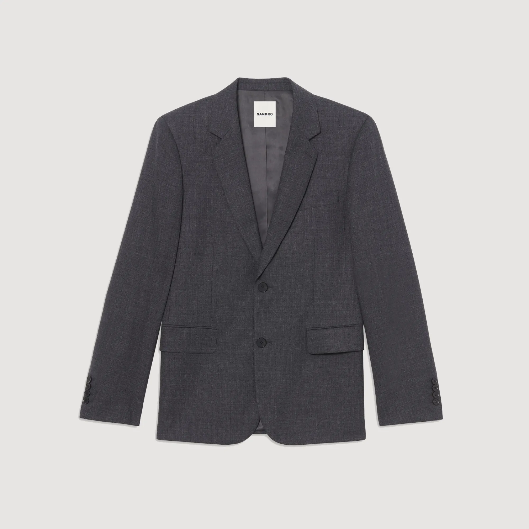Giacca Da Completo In Lana>Sandro Paris Cheap