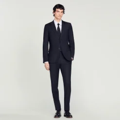 Giacca Da Completo In Lana Vergine>Sandro Paris Store