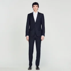 Giacca Da Completo In Lana Vergine>Sandro Paris Store