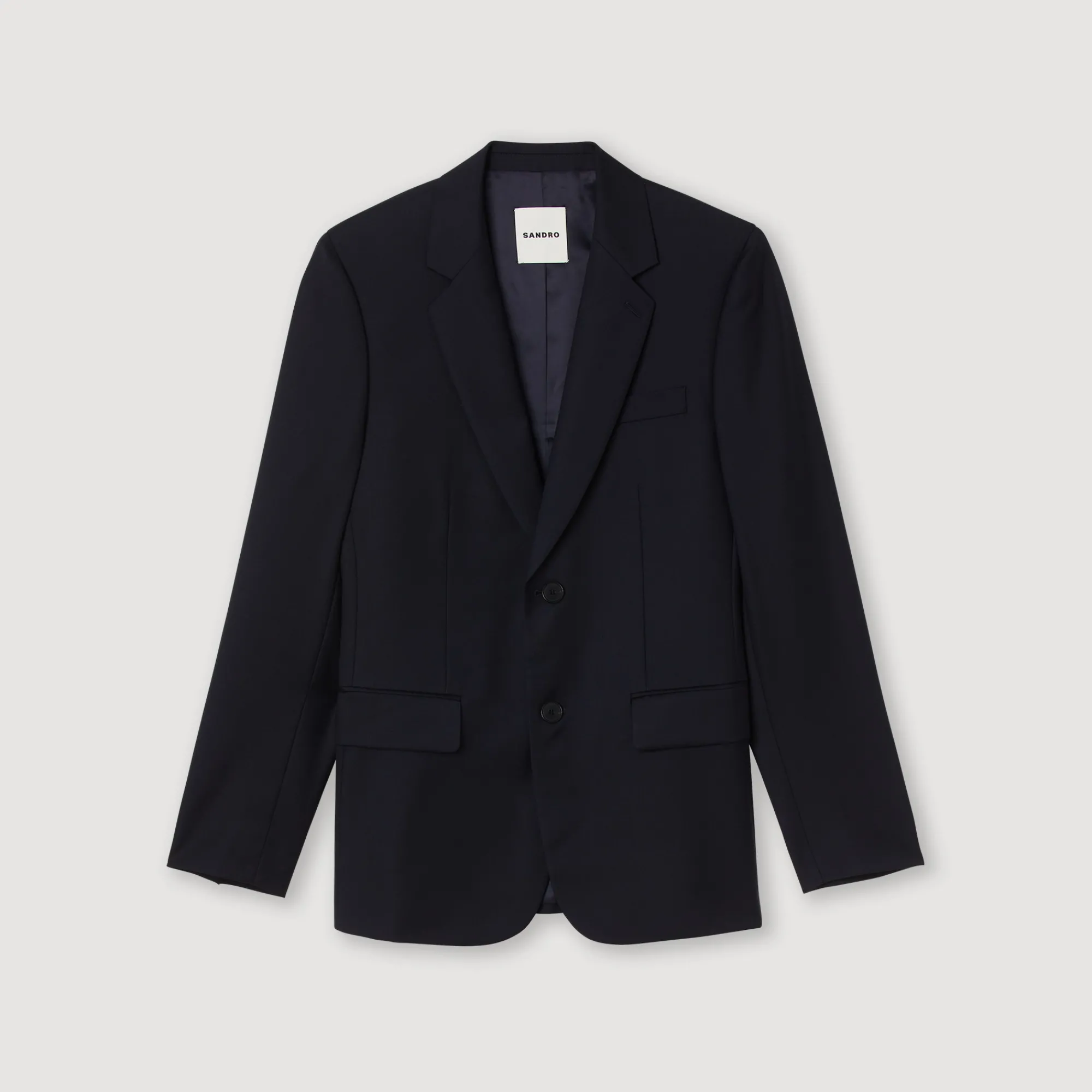 Giacca Da Completo In Lana Vergine>Sandro Paris Store