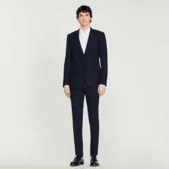 Giacca Da Completo In Lana>Sandro Paris Online