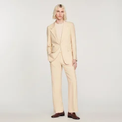 Giacca Da Completo In Lino>Sandro Paris Online