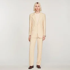 Giacca Da Completo In Lino>Sandro Paris Online