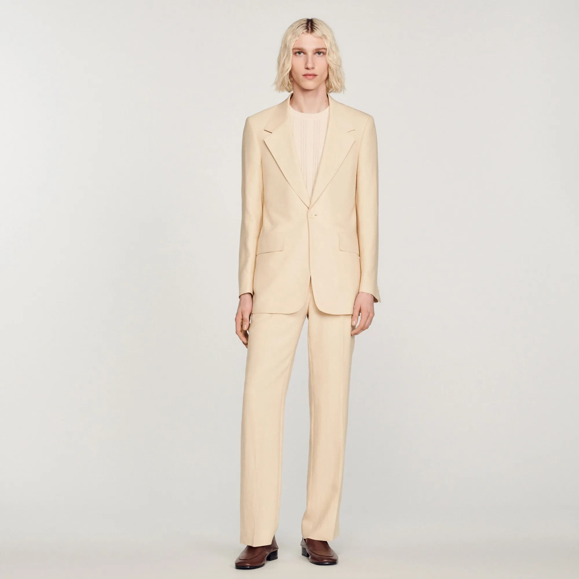 Giacca Da Completo In Lino>Sandro Paris Online