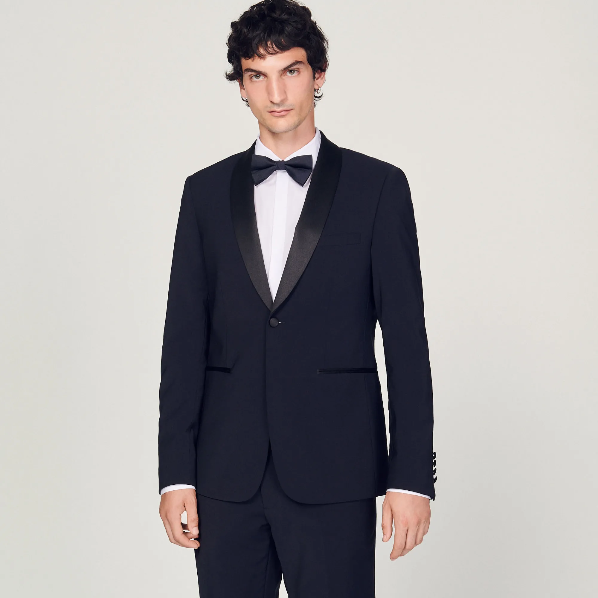 Giacca Da Smoking Con Satin>Sandro Paris Cheap