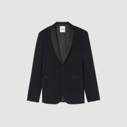 Giacca Da Smoking Con Satin><noscript><img width=