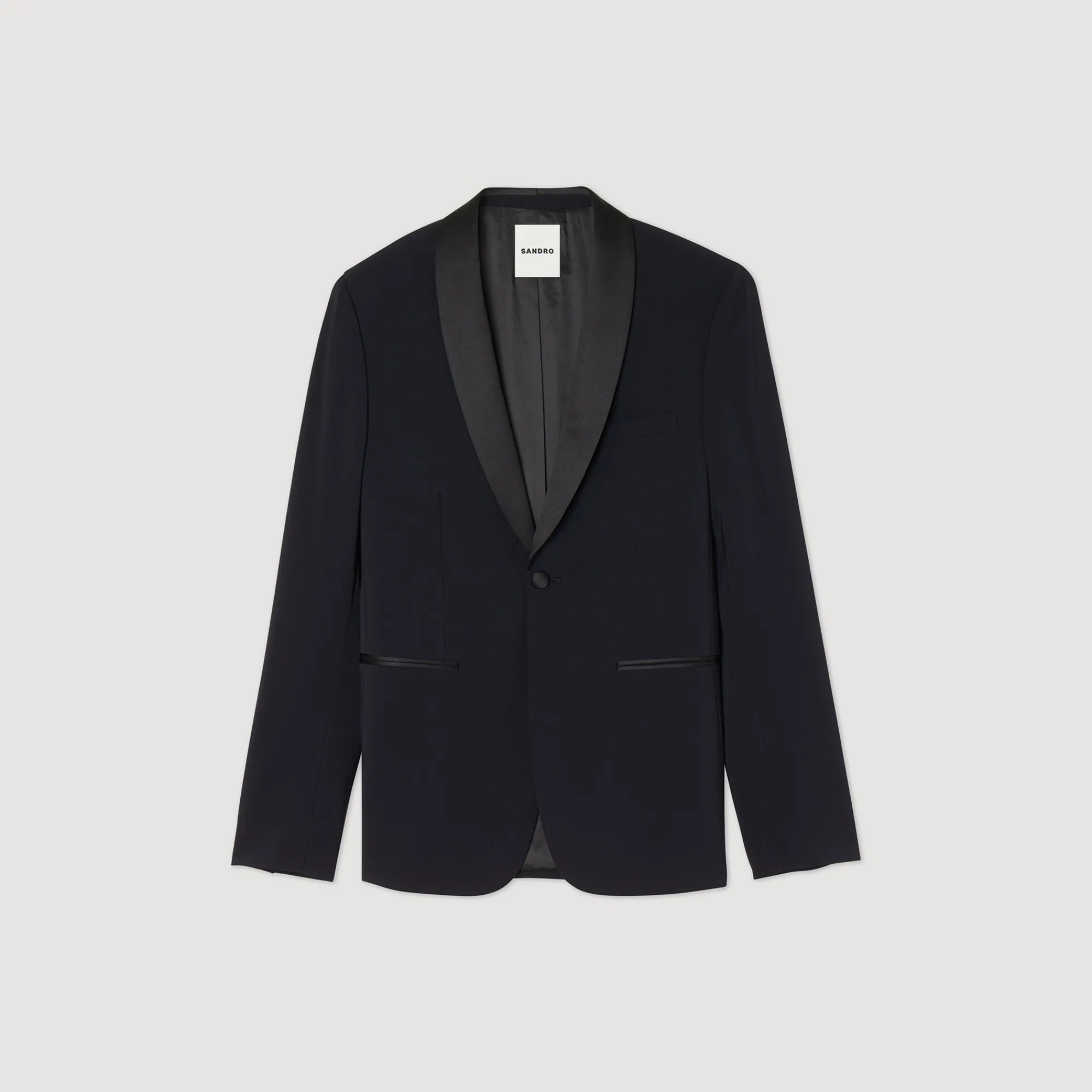 Giacca Da Smoking Con Satin>Sandro Paris Cheap