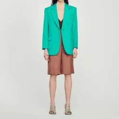 Giacca Da Tailleur>Sandro Paris Fashion