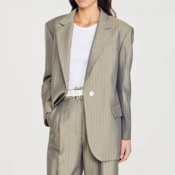 Giacca Da Tailleur Oversize><noscript><img width=