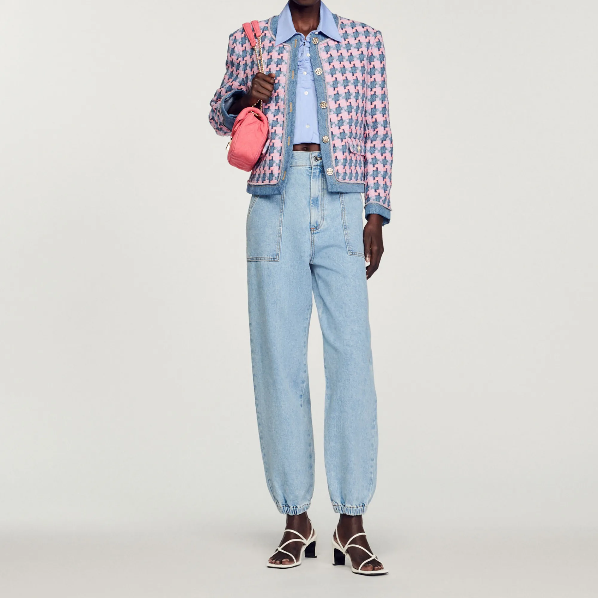 Giacca In Tweed>Sandro Paris Sale