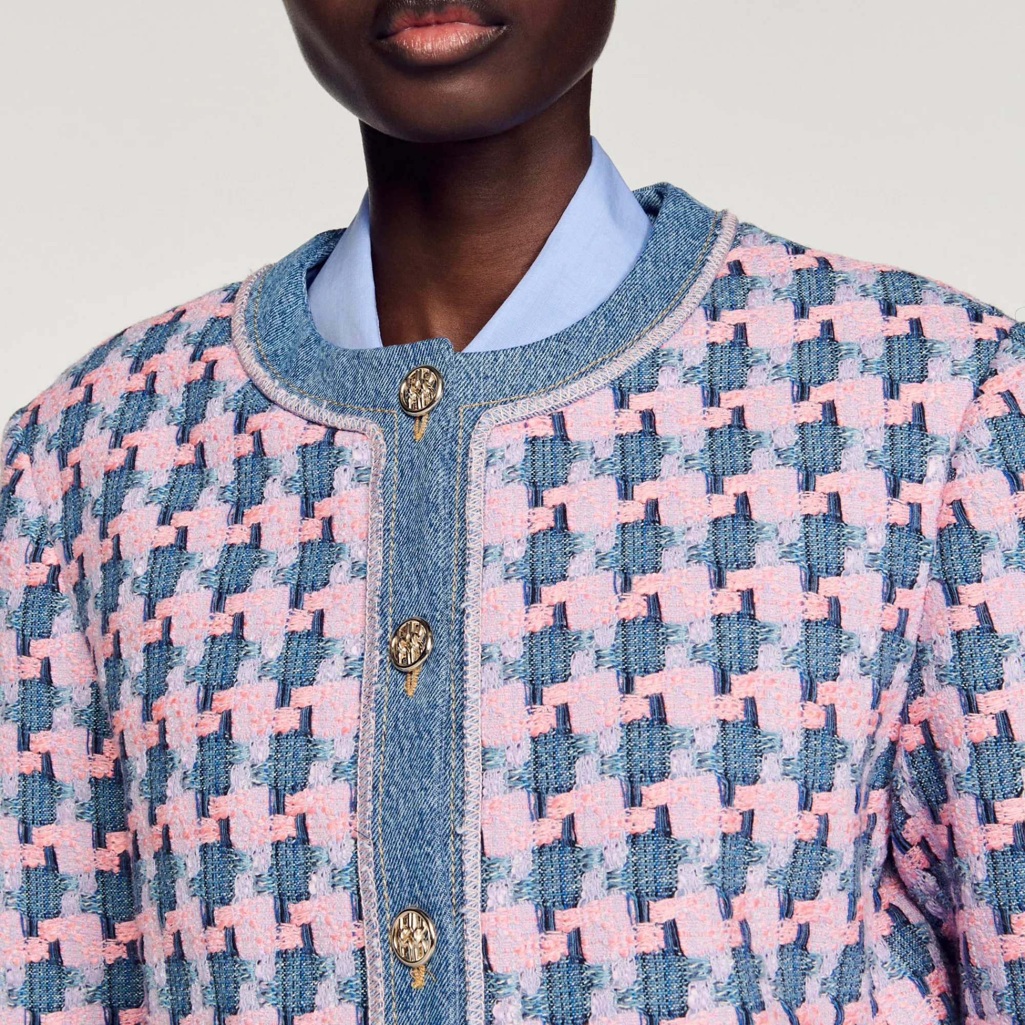 Giacca In Tweed>Sandro Paris Sale