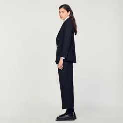 Giacca Tailleur Con Doppia Abbottonatura><noscript><img width=