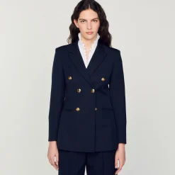 Giacca Tailleur Con Doppia Abbottonatura><noscript><img width=