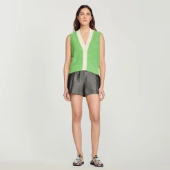 Gilet Senza Maniche>Sandro Paris Store