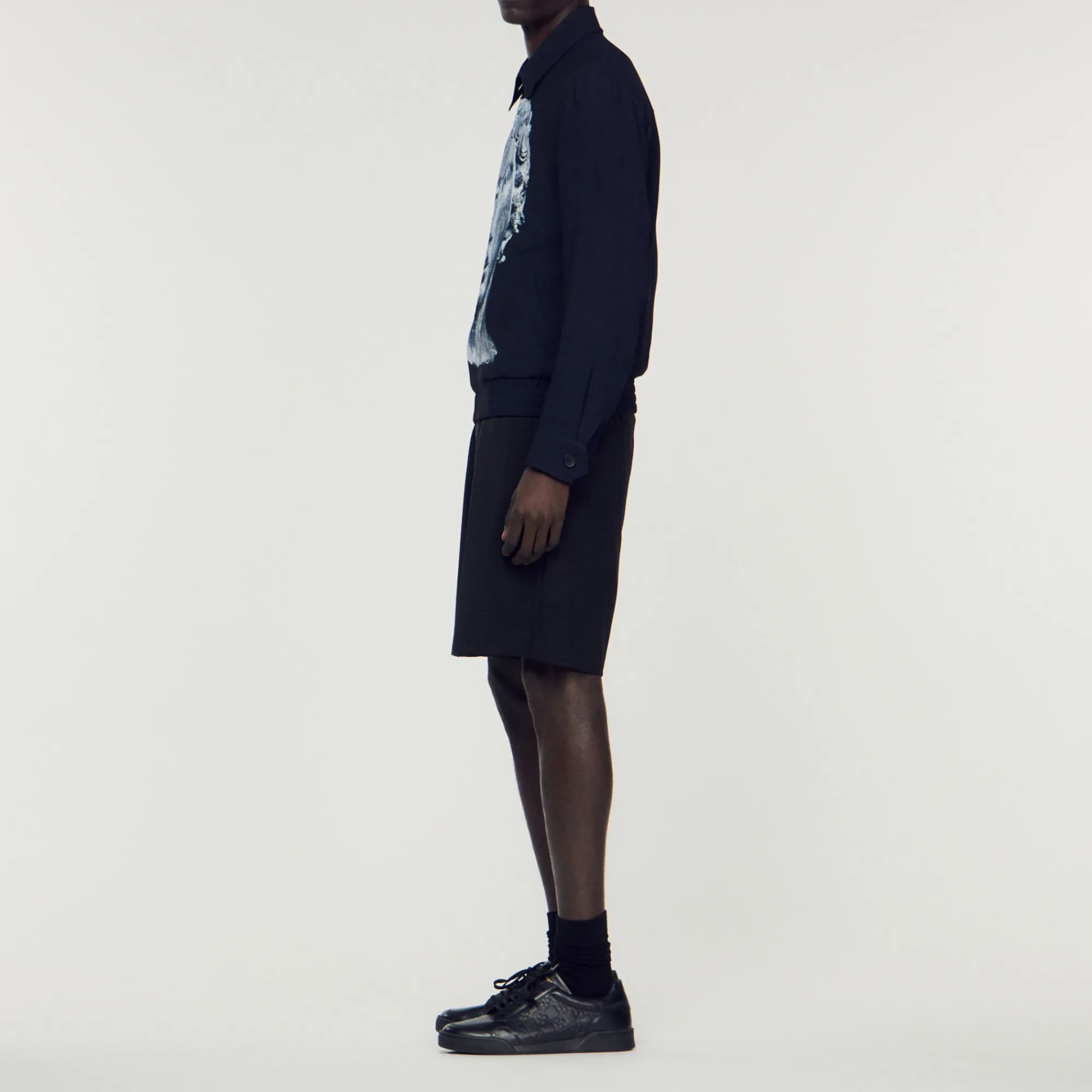 Giubbotto Con Statua Stampata>Sandro Paris Store