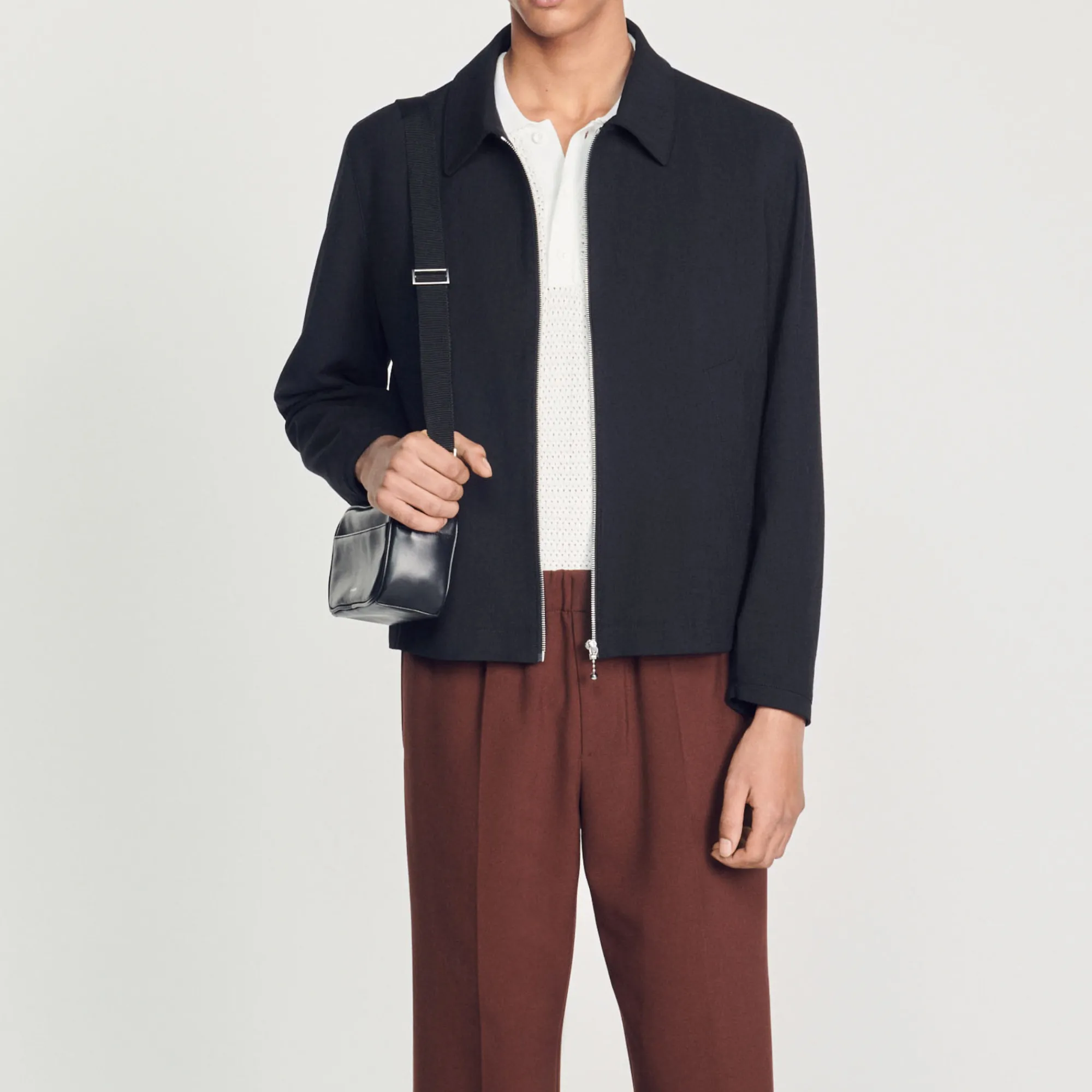 Giubbotto Con Zip>Sandro Paris Online