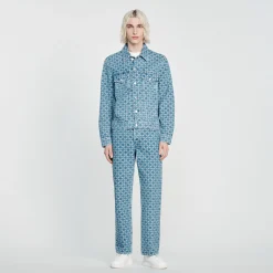 Giubbotto In Denim Square Cross>Sandro Paris Outlet