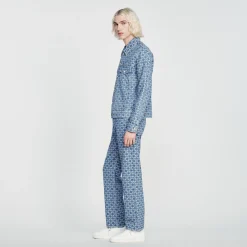 Giubbotto In Denim Square Cross><noscript><img width=