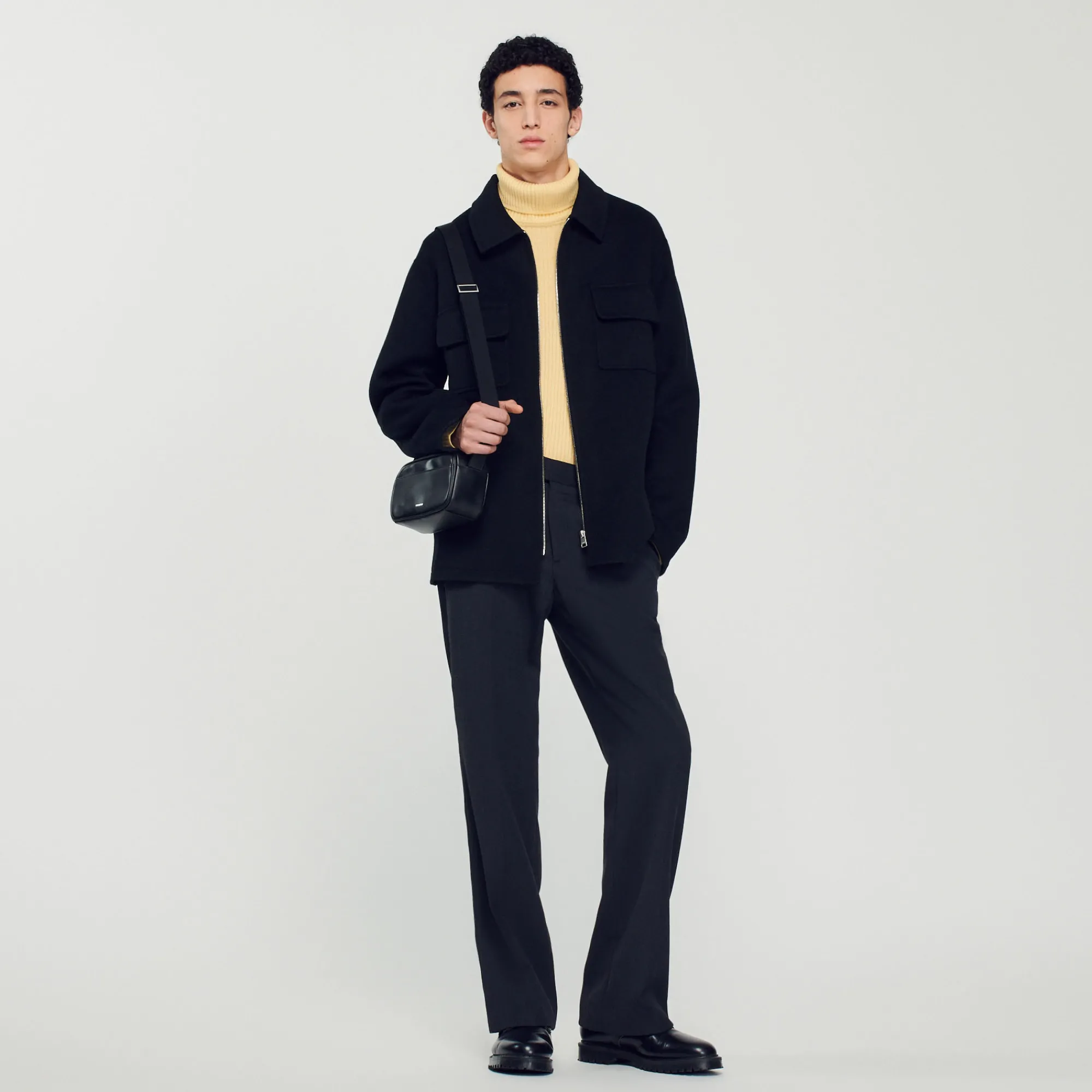 Giubbotto In Lana>Sandro Paris Outlet
